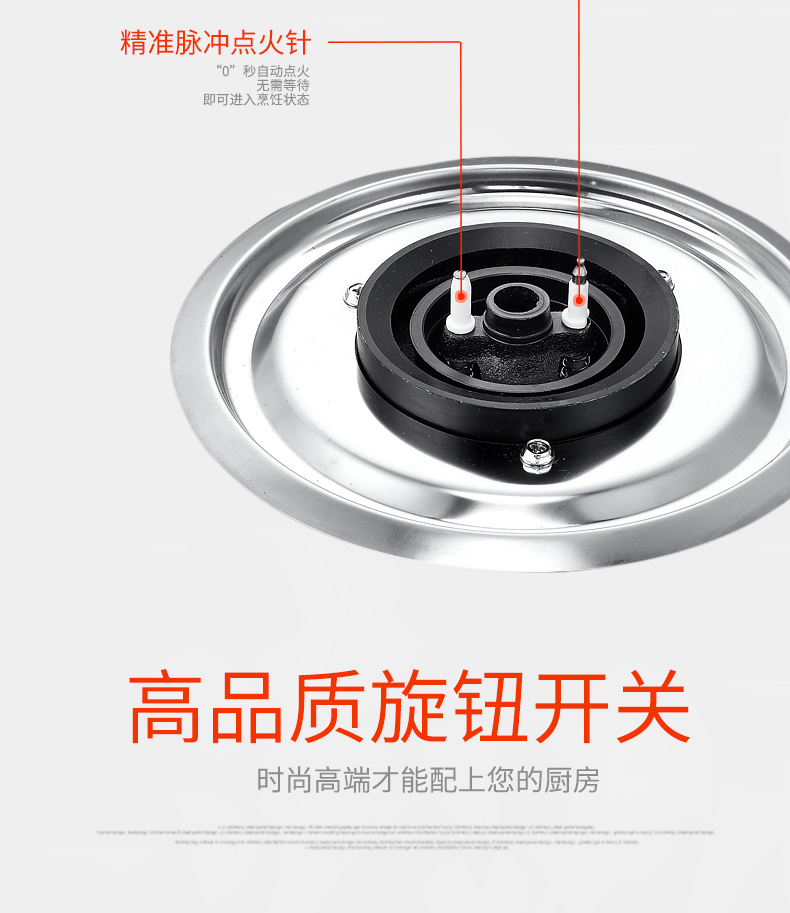 燃气灶煤气炉熄火保护装置和点火针装置